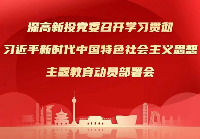 深高新投党委召开学习贯彻习近平新时代中国特色社会主义思想主题教育动员部署会