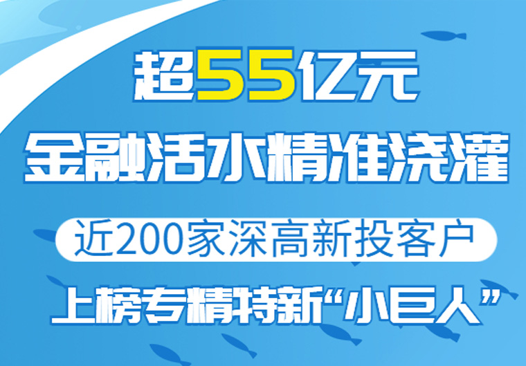 超55亿元金融活水精准浇灌 近200家深高新投客户上榜专精特新“小巨人”