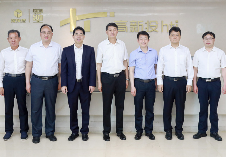 湖北省十堰市考察团一行莅临高新投